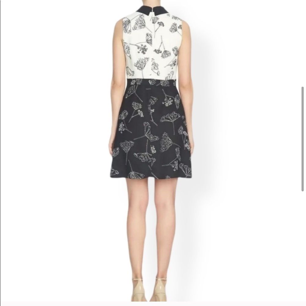 NWOT. CeCe Dandelion Print Colorblock A-Line Dress - Picture 11 of 11